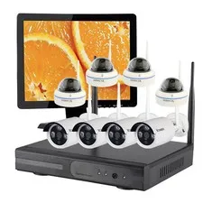 Home Wireless Security CCTV System Kit with Select Camera Hard Drive and Monitor