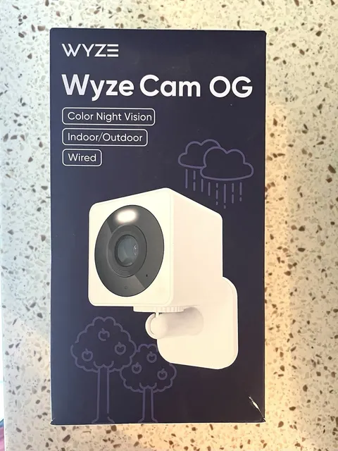 NEW Wyze Cam OG Wired 1080p HD SmartHome Security Camera Indoor/Outdoor Motion