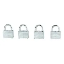 Do it 1-1/2 In. Warded Steel Keyed Padlocks (4-Pack) 8596QDIB SIM Supply, Inc.