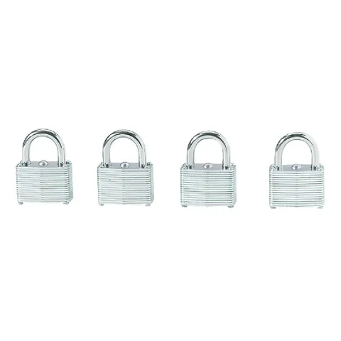 Do it 1-1/2 In. Warded Steel Keyed Padlocks (4-Pack) 8596QDIB SIM Supply, Inc.