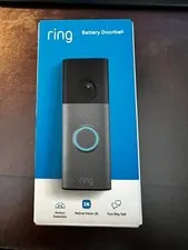 Ring Battery Doorbell 2nd Gen (newest model) 2K Speckled Gray [NEW]