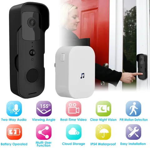 Wireless Smart Wi-Fi Video Doorbell Security Phone Door  Intercom Camera US