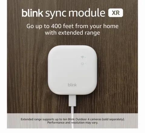 Blink Sync Module XR Hub For All Blink Devices 400ft for Outdoor Cameras White!