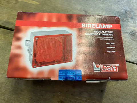 BELT B90 220 V Acoustic Optical Alarm Signal Device New, No OVP