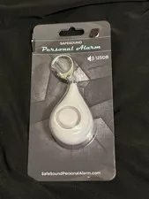 Safesound Personal Alarm 125dB White Keyring
