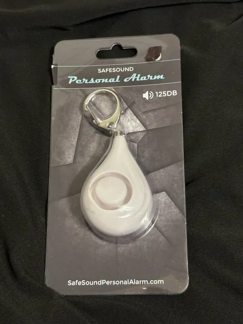 Safesound Personal Alarm 125dB White Keyring