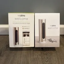 Netatmo Welcome Security Camera With Face Recognition, camera & Cords