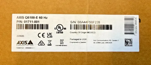 Axis Q6100-E 60Hz 20MP 4-Sensor 360° Outdoor Dome Security Camera 01711-001