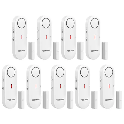 Door and Window Alarm,Door Alarms for Safety,Easy-to-Install Door ,3-Level Vo...