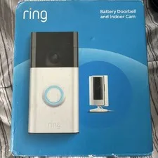 Ring Starter Set with Battery Doorbell and Indoor Cam: Security Wi-Fi System