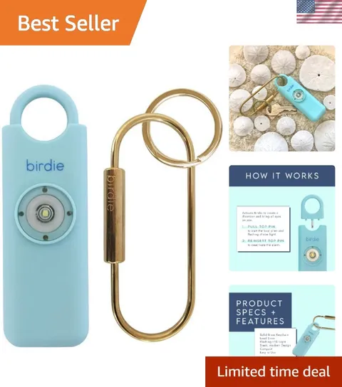 Aqua Personal Safety Alarm for Women - Siren & Keychain for Peace of Mind