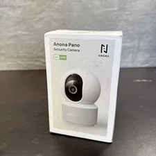 Anona Pano 4K UHD Indoor Camera,Person/Pet/Baby Detection,360°Pan,2-Way talk,App