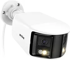 FCD800 4K 8MP Dual Lens Poe Security Camera, 180°Panoramic View, Smart Light Col