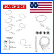 5 Pack Magnetic Contacts Switch Window Door Sensor for Alarm System NC 3/8"