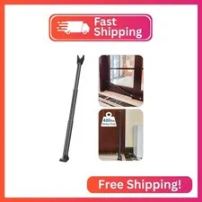 Rerishom Door Security Bar, Heavy Duty Door Stopper Jammer for Travel