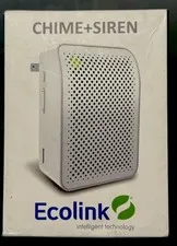 Ecolink Z-Wave 700 Home Security Chime + Siren S2 Battery Backup (ISZW7-ECO) NEW