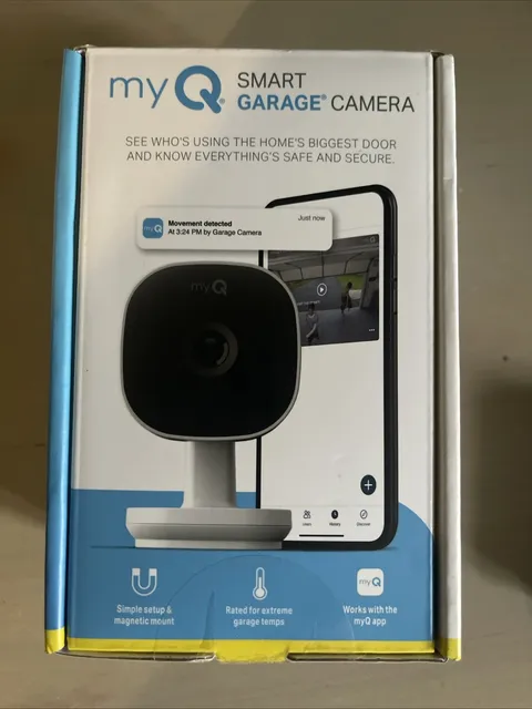 Chamberlain myQ Smart Garage HD 1080p Indoor Wi-Fi Security Camera - White