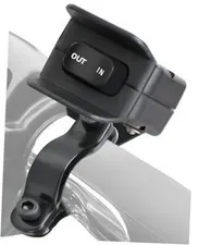 12V ATV Winch Switch with Mounting Bracket, Handlebar Winch Control Black