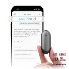 NotePin Voice Recorder, AI Voice Recorder, AI Note Taker, AI Transcribe & Gray