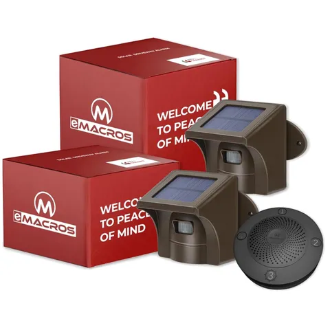 Weatherproof Outdoor Motion Detector - Long Range Security