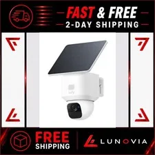 eufy Security SoloCam E30 2K Solar Security Camera AI Tracking Wireless