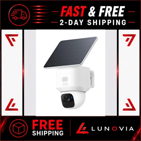eufy Security SoloCam E30 2K Solar Security Camera AI Tracking Wireless