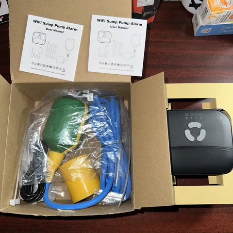 Smart WiFi High Water Level Alarm with Mobile App Alerts, Sump Pump Alarm, Water