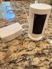 Ring Indoor Cam (White) – Tested, Factory Reset, Includes Power Adapter