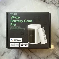 WYZE Battery Cam Pro 2K HDR Wireless Indoor/Outdoor Security Camera 