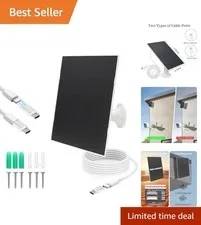 High-Efficiency 4W Solar Charger for Cameras -  Waterproof Design Included