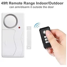 Wireless Door Alarm with Remote Control