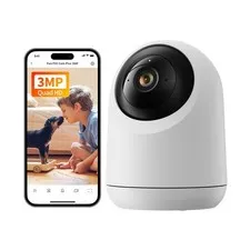 SwitchBot Security Indoor Camera 2K - Pan/Tilt Cam 3MP for Baby Pet Monitor, ...