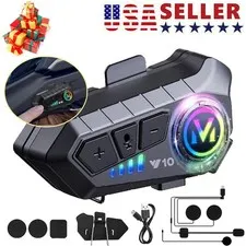 Waterproof Motorcycle Helmet Headset Wireless Bluetooth Headphone Speaker