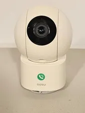 AOSU IndoorCam P1 PTZ WiFi IP Smart Security Camera White Wireless Night Vision