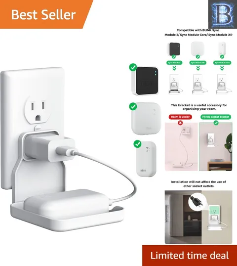 Elegant 2-Pack Wall Mount for Blink Sync Modules - Compatible & Easy to Install