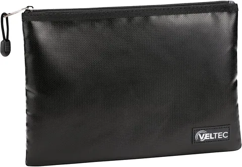 Fireproof and Waterproof Zipper Pouch for Valuables & Documents - 11.4x7.9