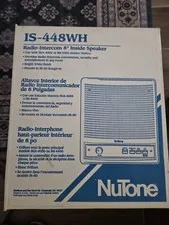 White Nutone IS-448WH Indoor 8" Intercom Speaker IS448 IM4406 IMA4406 
