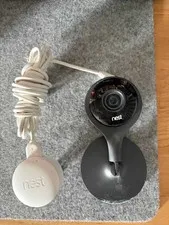 Google Nest Cam Indoor Security Camera 1st Gen A0005 Wired - Powers On Working