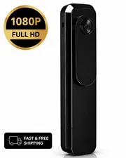1080P Mini Body Camera Portable HD Video Recorder Clip Cam USB Pocket Cam 64GB