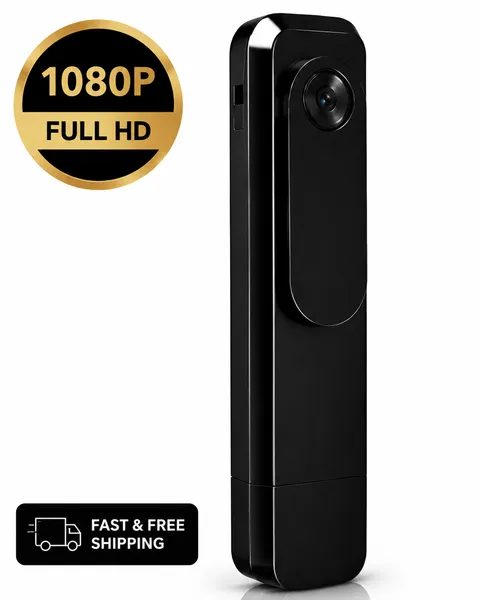 1080P Mini Body Camera Portable HD Video Recorder Clip Cam USB Pocket Cam 64GB