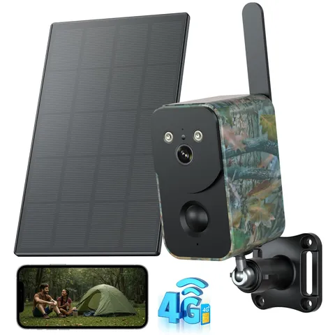 4G Cellular Solar Powered 10000mAh Battery, Wireless for RV/Camping/Travel/Hu...