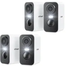 4PCS ieGeek Outdoor 2K Wireless Battery Security Camera Home WiFi CCTV System