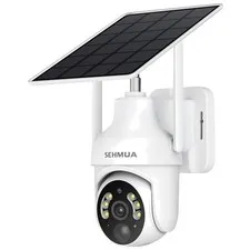 Wireless Outdoor Camera with Color Night Vision, PIR Alarm