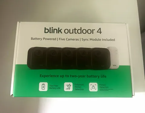 Blink Outdoor 4 5-Cam Kit w/ Sync Module 1080p Wi-Fi Battery Alexa NEW  $299