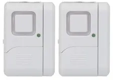 2 Count Wireless Battery Operated Magnetic Window Alarm