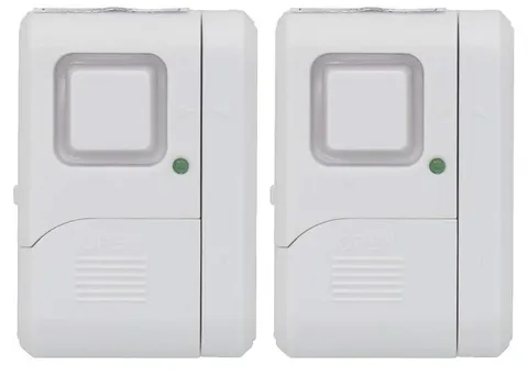 2 Count Wireless Battery Operated Magnetic Window Alarm
