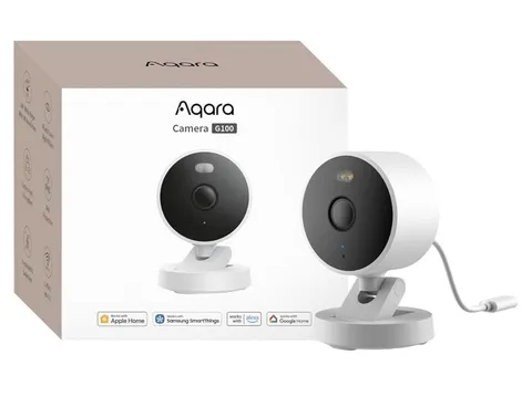 Aqara G100 2K Indoor/Outdoor Security Camera HomeKit Secure Video White