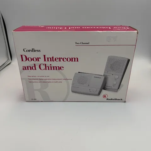 RadioShack Cordless Door Intercom and Chime Two-Channel 63-984 Wireless System