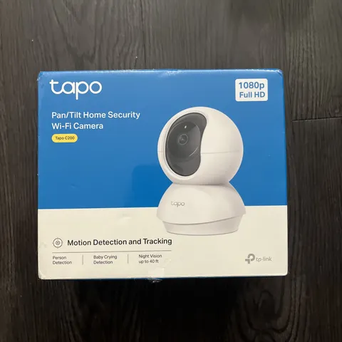 TP-Link C200 Tapo Pan/Tilt Security Camera for Baby, Pet Camera w/Motion Detecti