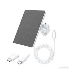 USB Solar Panel 5W 5V IP65 Waterproof Outdoor Security Camera Charger 9.8FT